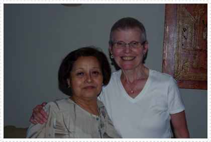 Cheryl and the woman with whom she lived for the of January in Santiago..