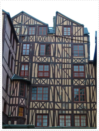 Half-timbered Buildings in Rouen