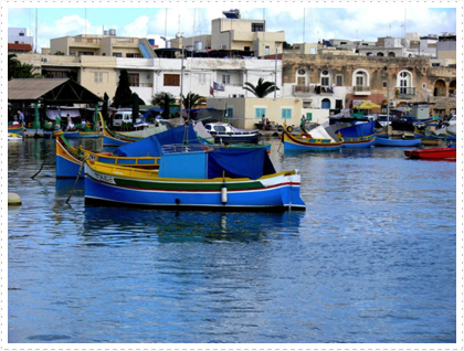 Maltese fishing boats