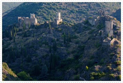 Lastours, Remains of four Cathar Castles